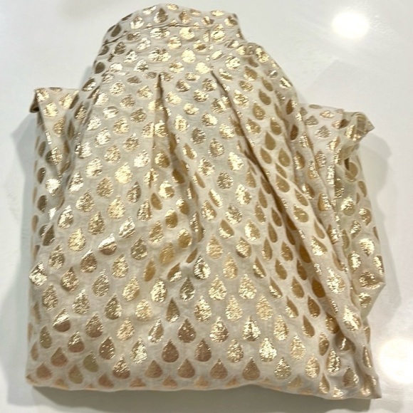 Indian Satin Silk Ladies Plus Size Alibaba Harem Pants Baggy Gold,Lined,size S - Picture 11 of 12